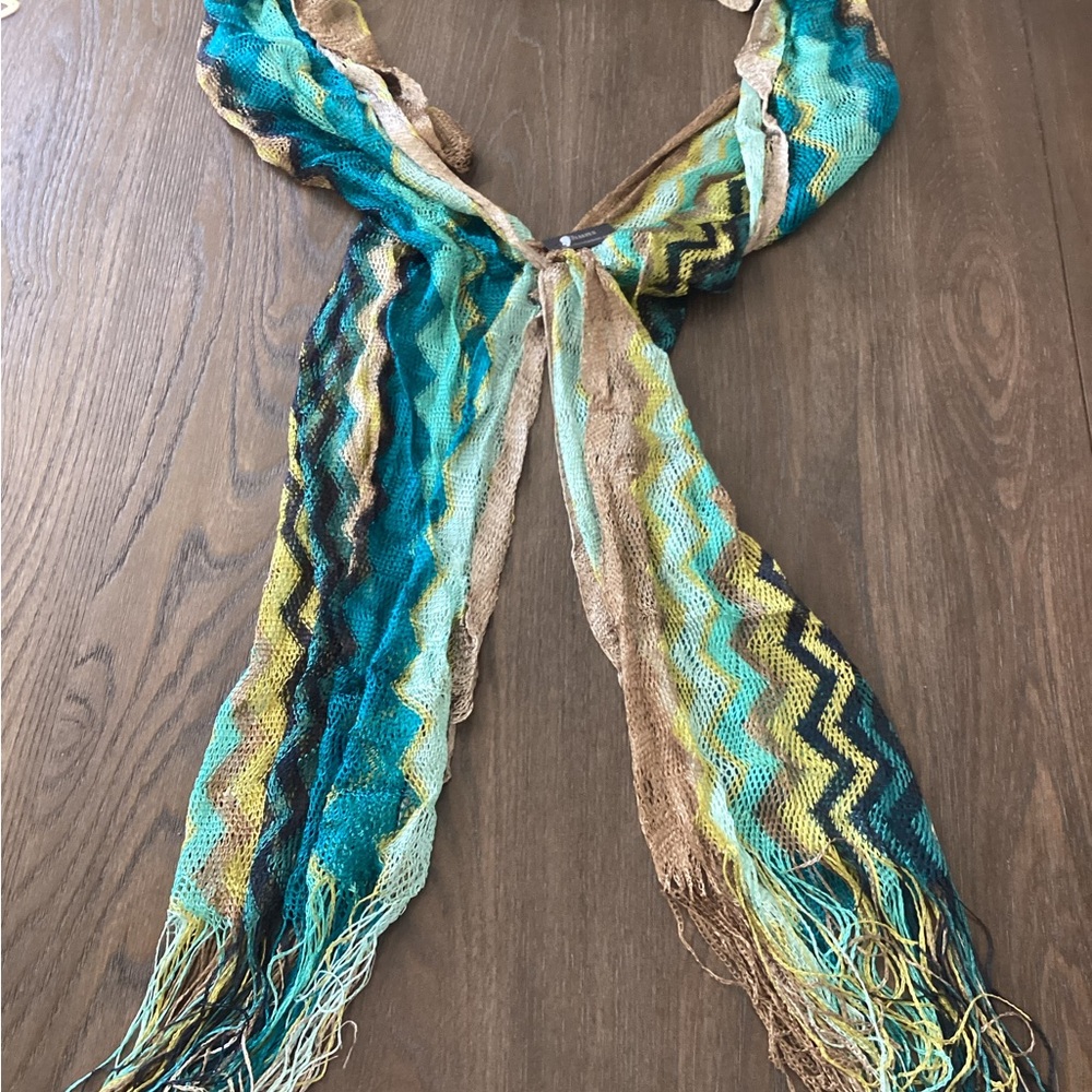 Colorful Zigzag Pattern Scarf